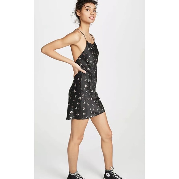 Re/Done 90’s Floral Print Slip Dress - Picture 5 of 9